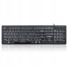Outlet Perixx PERIBOARD-317 klawiatura USB podświetlana LED slim przewodowa