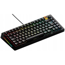 USZKODZONY Klawiatura Mechaniczna GLORIOUS GMMK 3 HE 75% QWERTZ Czarna