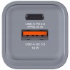 Outlet SZYBKA PODWÓJNA Turystyczna Ładowarka Sieciowa VERBATIM GaN USB 35W