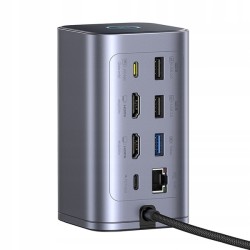 USZKODZONY Baseus stacja dokująca USB-C 12 w 1 Dual 4K HDMI 10Gbps 100W PD