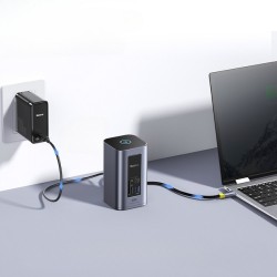 USZKODZONY Baseus stacja dokująca USB-C 12 w 1 Dual 4K HDMI 10Gbps 100W PD
