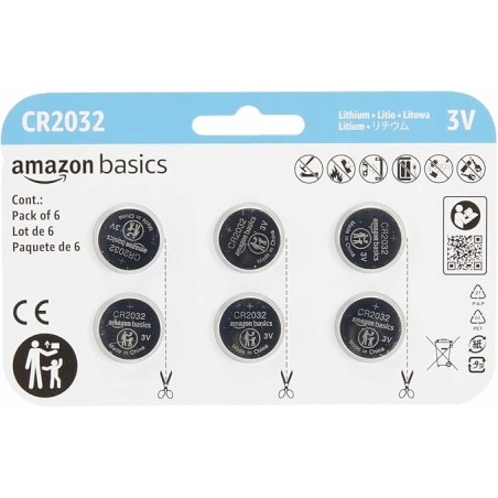 Outlet Bateria guzikowa litowa CR20323V 225mAh Amazon Basics 6 sztuk