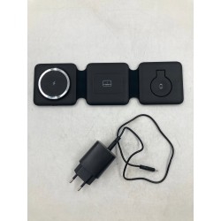 Outlet ŁADOWARKA INDUKCYJNA SKŁADANA 3w1 USB C Tiergrade Czarny