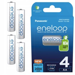Outlet Akumulatorki do ładowania Panasonic eneloop AA R6 2000 mAh 4 szt.