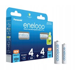 Outlet Akumulatorki do ładowania Panasonic eneloop AA R6 2000 mAh 4 szt.