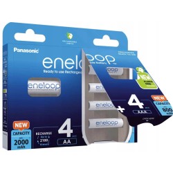 Outlet Akumulatorki do ładowania Panasonic eneloop AA R6 2000 mAh 4 szt.