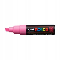 Outlet MARKER PLAKATOWY UNI POSCA PC-8K FLUORESCENCYJNY RÓŻOWY 1szt