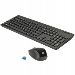 Outlet Zestaw klawiatura i mysz HP czarny