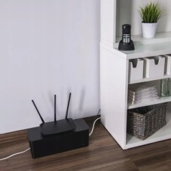 Outlet Pudełko na kable Hama 00221012 156 x 40 x 135 mm czarny