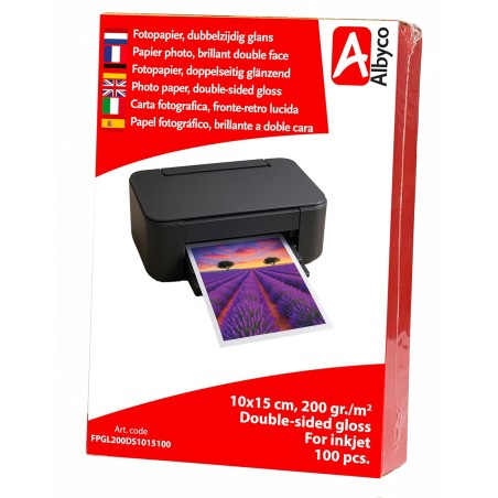 Outlet Papier fotograficzny Albyco 10x15cm 200 g/m² błyszczący 100 szt.