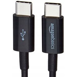 Outlet AmazonBasics L6LUC025-CS-R kabel USB 1,8 m 2.0 USB C Czarny