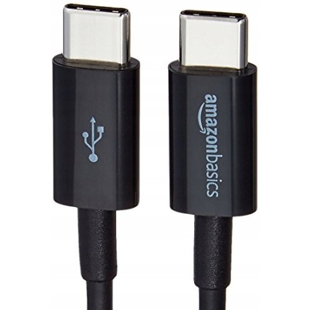 Outlet AmazonBasics L6LUC025-CS-R kabel USB 1,8 m 2.0 USB C Czarny