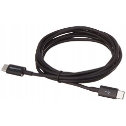 Outlet AmazonBasics L6LUC025-CS-R kabel USB 1,8 m 2.0 USB C Czarny