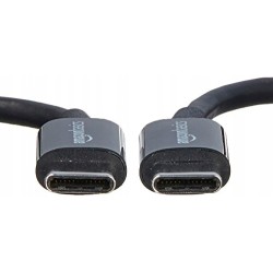 Outlet AmazonBasics L6LUC025-CS-R kabel USB 1,8 m 2.0 USB C Czarny