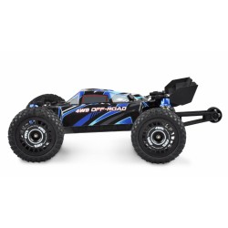 Outlet Zdalnie sterowany Samochód RC Hyper GO Buggy 3S 62km/h 4WD Niebieski