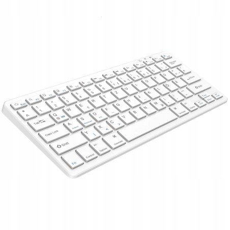 Outlet Klawiatura Bezprzewodowa Bluetooth iPad Windows QWERTZ DE Biały