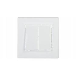 Outlet Schneider Asfora łącznik świecznikowy podwójny biały EPH0300121