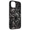 Outlet Koronkowe etui vintage plecki do iPhone'a 13 czarny