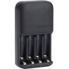 Outlet Ładowarka Amazon Basics EU na 4 baterie NiMh AA AAA Czarna