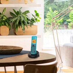 Outlet Telefon DECT Bezprzewodowy ALCATEL E260 Niebieski Jęz.PL