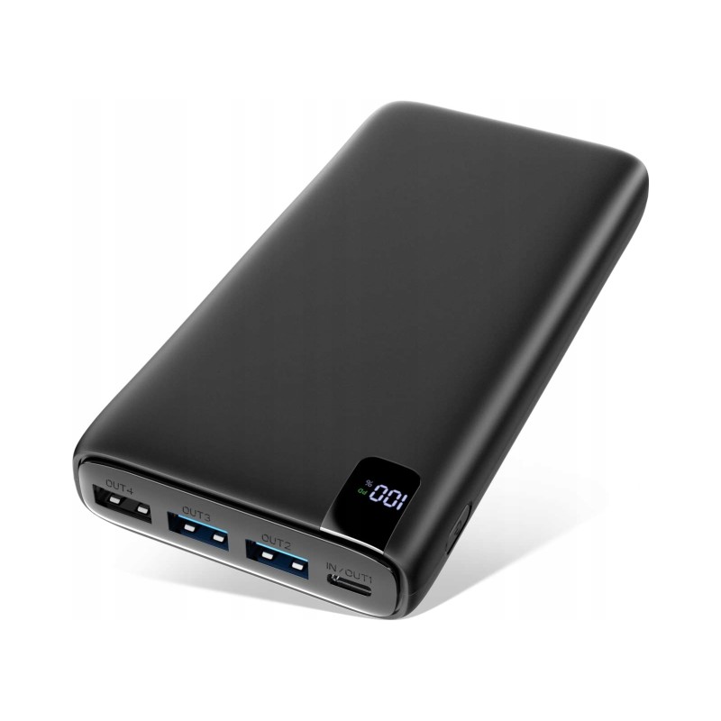 Outlet Powerbank 26800 mAh przenośna ładowarka 4 wejścia USB 3.0 22,5W