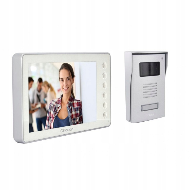 Outlet Chacon Visiophone Filaire 2 Wideodomofon 2-żyłowy 7" Biały