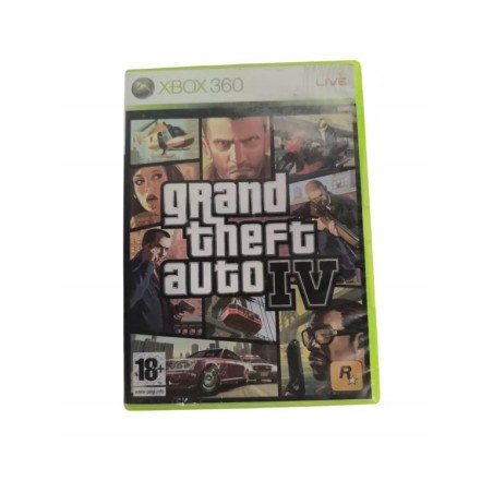 Outlet GRA XBOX 360 GRAND THEFT AUTO IV Xbox 360 pudełkowa