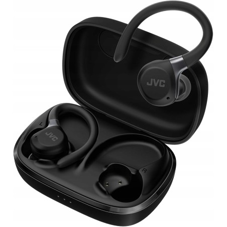 Outlet JVC HA-EC75T-B słuchawki TWS ANC IP57 Bluetooth 40 h czarne sportowe