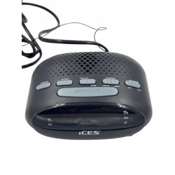 Outlet iCes ICR-210 radiobudzik FM PLL LED podwójny alarm drzemka sleep 230