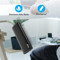 Outlet Netac SSD zewnętrzny 500GB USB 3.2 Gen 2 USB USB-C 500 MB/s Czarny