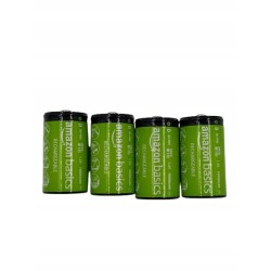 Outlet Amazon Basics akumulatory D R20 NiMH 10000 mAh 4 szt baterie