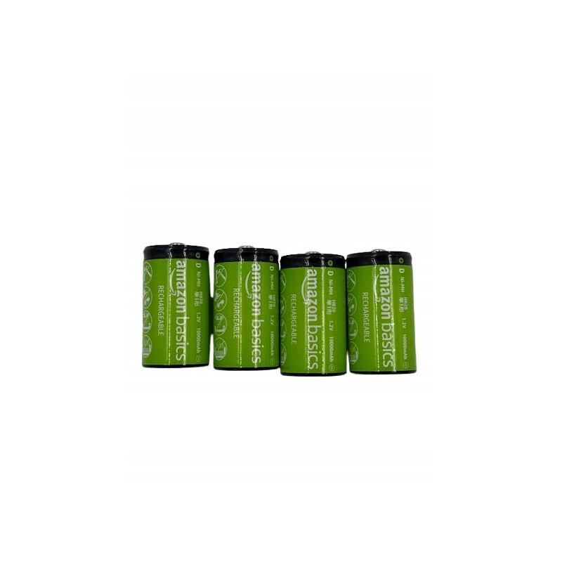 Outlet Amazon Basics akumulatory D R20 NiMH 10000 mAh 4 szt baterie