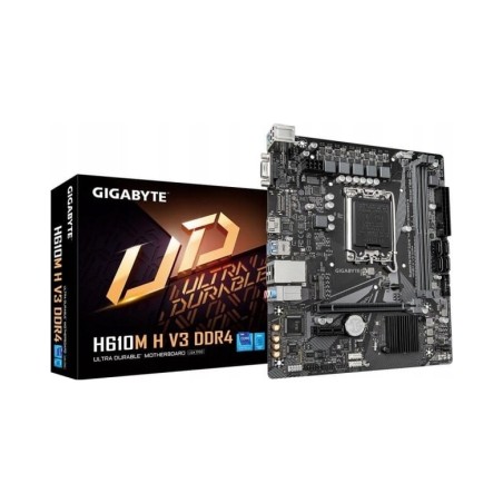 USZKODZONY Płyta główna Micro ATX Gigabyte H610M H V3 DDR4 LGA1700 do CPU