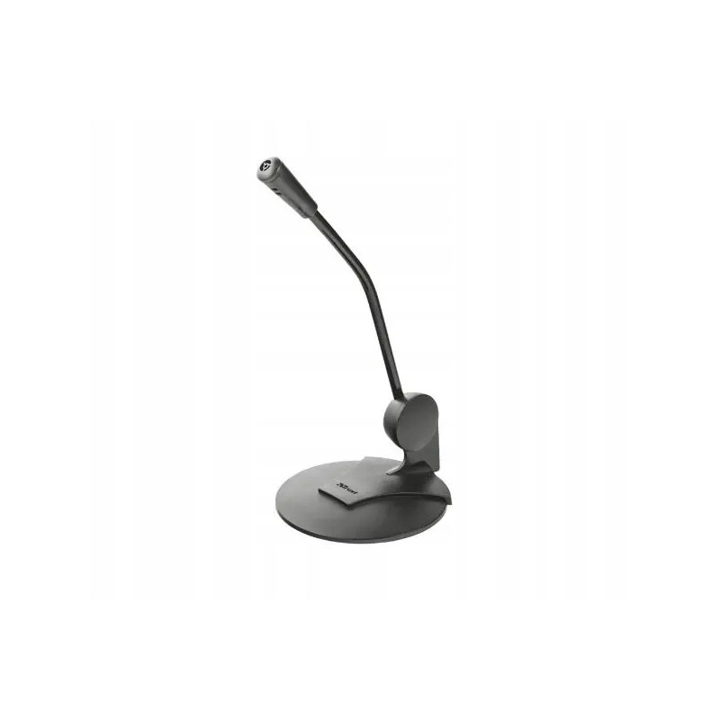 Outlet Trust Primo Mikrofon Przewodowy Pojemnościowy Jack 3,5mm 1,8m Czarny