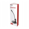 Outlet Trust Primo Mikrofon Przewodowy Pojemnościowy Jack 3,5mm 1,8m Czarny