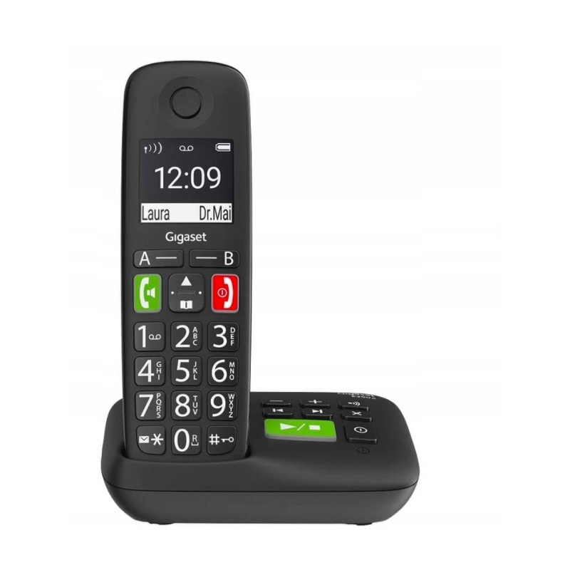 Outlet Telefon stajonarny bezprzewodowy Gigaset S30852-H2921 duży ekran