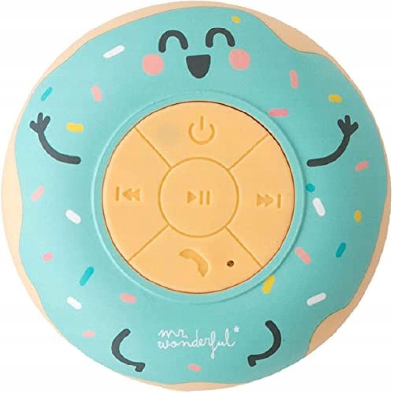 USZKODZONY Mr. Wonderful Wodoodporny głośnik Bluetooth w kształcie donuta