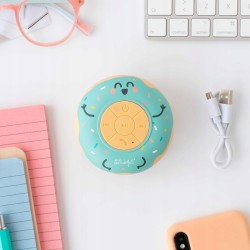 USZKODZONY Mr. Wonderful Wodoodporny głośnik Bluetooth w kształcie donuta