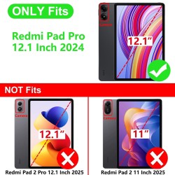 Outlet Etui do Redmi Pad Pro 12,1" Ultracienkie Fioletowe z Jednorożcem
