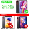 Outlet Etui do Redmi Pad Pro 12,1" Ultracienkie Fioletowe z Jednorożcem