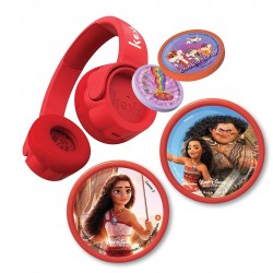 Outlet Odtwarzacz audio dla dzieci Kekz Vaiana 1+2 czerwony zestaw