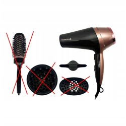 Outlet Suszarka Do Włosów Remington D5706 2200 w Jonizacja turbo lekka
