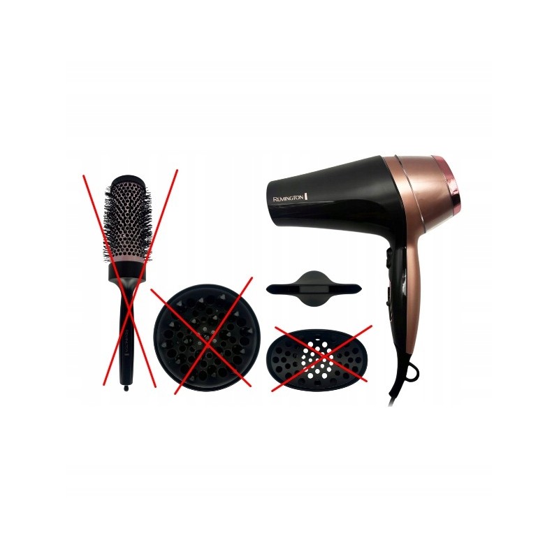 Outlet Suszarka Do Włosów Remington D5706 2200 w Jonizacja turbo lekka