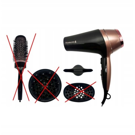 Outlet Suszarka Do Włosów Remington D5706 2200 w Jonizacja turbo lekka