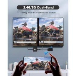 Outlet Adapter bezprzewodowy HDMI WiFi Airplay DLNA do telewizora 4K