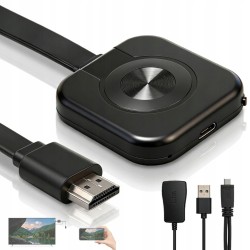 Outlet Adapter bezprzewodowy HDMI WiFi Airplay DLNA do telewizora 4K
