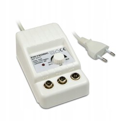Outlet Wzmacniacz telewizyjny fm/vhf Metronic 432187 amplifiy tv biały