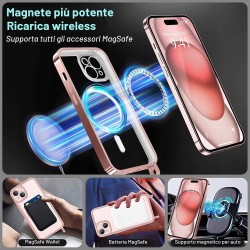 Outlet Ethanger Etui na iPhone 15 Plus ze sznurkiem + 2 szkła hartowane