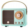 Outlet Przenośny Głośnik Bluetooth Retro 10,3x7,1x6,3 cm Niebieski