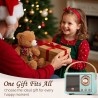Outlet Przenośny Głośnik Bluetooth Retro 10,3x7,1x6,3 cm Niebieski